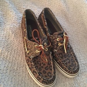Sperry’s Cheetah Print Boat Shoes